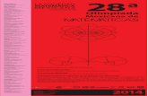 cartel olimpiada 2014 rojo y rosa - OMM · Matemáticas que se llevará a cabo en Tailandia en julio del 2015, a la XXX Olimpiada Iberoamericana de Matemáticas que se llevará a