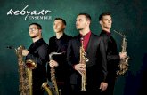 kebyart 2018 cast BAIXA - Todalamusica.esKebyart+Castellano.pdf · El cuarteto de saxofones Kebyart Ensemble es una de las formaciones más prometedoras del panorama actual. Nacido
