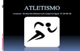 ATLETISMO · ATLETISMO Es un deporte básicamente individual, que consiste en realizar actividades naturales del hombre como correr, lanzar y saltar, con técnicas específicas para