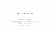 Unidad 1 - Informatica Juridica -Clase inicial- 2016 · (estudios jurídicos, escribanías, registros, tribunales) Informática jurídica La informática jurídica de gestión –a