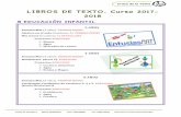 LIBROS DE TEXTO. Curso 2017- 2018 · n EDUCACIÓN PRIMARIA PRIMER CICLO ... SM Proyecto Savia Andalucía C. Naturales: SM Proyecto Savia Andalucía C. Sociales: SM Proyecto Savia
