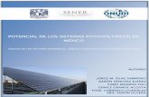 POTENCIAL DE LOS SISTEMAS FOTOVOLTAICOS …...i Este libro es producto del proyecto “Desarrollo de un Programa Nacional de Promoción de Sistemas Fotovoltaicos (SFV) en México“,