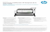 Impresoras multifunción HP DesignJet de la · Libere todo el potencial : convier ta los diseños en entregas Seguridad: la impresora de gran formato más segura del mundo. Disfrute