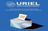 URIEL · En la URIEL la ciudadanía puede presentar sus denuncias sobre delitos e irregularidades que atenten contra la transparencia de los distintos procesos electorales como: Presidencia