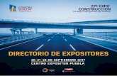 DIRECTORIO DE EXPOSITORES - CMIC PueblaLa CMIC es un órgano de consulta al servicio del estado que promueve, defiende y fomenta los intereses de los empresarios de la cons-trucción.