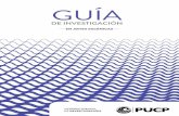 GUÍA - Portal de investigacióninvestigacion.pucp.edu.pe/wp-content/uploads/2019/... · investigación de la Facultad de Artes Escénicas PUCP se acerca a sus diversos objetos y