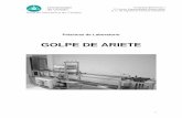 GOLPE DE ARIETE · El golpe de ariete es un fenómeno que se produce en una tubería forzada por el efecto de fluctuación del caudal circulante, y que se traduce en una variación
