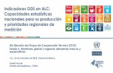 Indicadores ODS en ALC: Capacidades estadísticas ...tcg.uis.unesco.org/wp-content/uploads/sites/4/2019/01/DTaccari_TCG_Mexico_2018.pdfCoordinar el proceso de elaboración e implementación