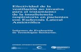 Efectividad de la ventilación no invasiva para el …Para citar este informe: Orruño Aguado E. Asua Batarrita J. Efectividad de la ventilación mecánica no invasiva para el tratamiento