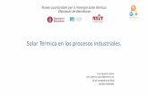 Solar Térmica en los procesos industriales.xarxaenxarxa.diba.cat/sites/xarxaenxarxa.diba.cat/files/solar_para... · Solar Térmica en los procesos industriales. Jose Ignacio Ajona