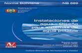 Indice NORMA ok. NORMA.pdf · La presente “ Norma Boliviana NB 689 - Instalaciones de agua - Diseño para sistemas de agua potable”, sustituye a la correspondiente Norma editada