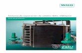 Sistema de separación de sólidos Wilo-EMUportcontrolvi.com/wp-content/uploads/2017/05/Catalogo-Wilo-1.pdf · den ser montadas sin tener que bajar al pozo gracias a su sistema de