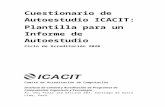 Cuestionario de Autoestudio CTAI ICACIT · Web view6 Certificados de Estudio s originales de graduados 2019 considerando que el primer apellido empiece con la letra “B”, en orden