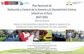 Plan Nacional de Reducción y Control de la Anemia …Plan Nacional de Reducción y Control de la Anemia y la Desnutrición Crónica Infantil en el Perú: 2017-2021 Objetivo General