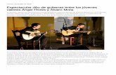 Espectacular dúo de guitarras entre los jóvenes valores ... · Espectacular dúo de guitarras entre los jóvenes valores Ángel Flores y Álvaro Mora El hermoso claustro de San