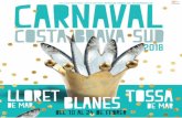 CARNAVAL 2018 - Home \ Lloret Turismelloretdemar.org/images/carnaval2018.pdf · Del 17 de febrer al 25 de març Campanya gastronòmica “La Cuina del Bacallà a Tossa de Mar” Dijous