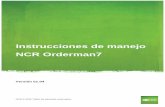 Instrucciones de manejo NCR Orderman7 · Salvo errores o fallos de impresión. Queda terminantemente prohibido copiar estas instrucciones, ni tan siquiera parcialmente, sin el consentimiento