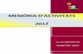 MEMÒRIA D’ACTIVITATS 2016 · 2 Índex objectius.....3