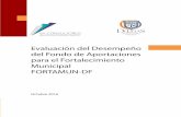 Evaluación del Desempeño del Fondo de Aportaciones para el ...municipiodelicias.com/images/transparencia/2015/FORTAMUN/INFORME FINAL DE LA...por el municipio en el SFU (sistema del