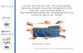 HOJA DE RUTA TECNOLÓGICA SOLAR PARA CALENTAMIENTO DE … EJECUTIVO SOLAR.pdf · de la energía consumida para la refrigeración industrial y el uso de aire acondicionado proviene