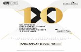 MEMORIAS DEL X SIMPOSIO INTERNACIONAL · Intenalco y la Universidad de Pamplona, entre otras. A continuación, se presentan las Memorias del “X Simposio Internacional de Dise-ño,