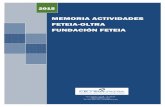 2015 MEMORIA ACTIVIDADES · FETEIA-OLTRA colabora con el Máster en Logística y Comercio Internacional (MULCI) que promueven ILI Logística Internacional y la Universitat Abat Oliba