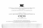 Gobierno Autónomo Municipal de Riberaltaautonomias.gobernacionlapaz.com/wp-content/uploads/2015/leyes/municipal/beni/4003.pdf08 LEY MUNICrPALAMAZÓNICAN• 001 Un proceso legislativo