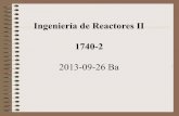 Ingeniería de Reactores II 1740-2depa.fquim.unam.mx/amyd/archivero/IR-II2013-09-2611a...Modelo “general” de un reactor tubular de lecho fijo: tubo cilídrico empacado con partículas
