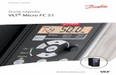 Guía rápida VLT Micro FC 51 · 10 1.3.6 Carga compartida / freno 11 1.4 Programación 11 ... motor de clase 20, de acuerdo con el Código Nacional de Seguridad Eléctrica (NEC).