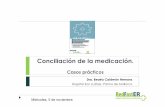 Conciliación de la medicación.gruposdetrabajo.sefh.es/redfaster/GIMUR2014/5-conciliacion_BD.pdf · 2. Fuentes de Información(I) Médico de Urgencias Farmacéutica de Urgencias