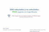 DDG valvulados y no valvulados: ¿aportan ventajas …44è Congrés de la Societat Catalana d´Oftalmologia Barcelona, 28-30 Novembre 2013 Dra S Sanz DDG valvulados y no valvulados: