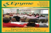 Epyme celebra su XXIX Asamblea General · Entre sus objetivos para el 2010, incluidos en el PLEAN, destacan la intención de alcanzar un 7,5% de ahorro sobre el consumo tendencial