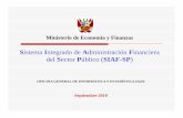 Sistema Integrado de Administración Financiera del Sector ...SIAF - SP Sistema Integrado de Administración Financiera del Sector Público UES del Gobierno Regional de Piura - Tumbes