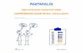 PORTAFOLIO · “Portafolio para actividades formativas sobre competencias clave en Educación Secundaria Obligatoria y Bachillerato” se encuentra bajo una licencia: Creative Commons