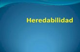 Variación Heredable - Facultad de Ciencias Agropecuariasagro.unc.edu.ar/~mejogeve/Heredabilidad2017.pdf · Estimación de la heredabilidad Un aspecto de la heredabilidad es que describe