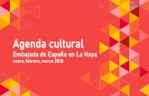 Presentación de PowerPoint · Intermezzo Flamenco: Rafael Riqueni y Eva Yerbabuena Febrero y marzo 2020, Países Bajos Agenda cultural 2020: enero, febrero, marzo . La Sociedad Literaria