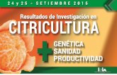 Presentación de PowerPointºblicos/INIA Salto Grande/2015/2015_09_24 - Jornada...• Desarrollo de resistencia a los principales fungicidas de síntesis para el control de Penicillium