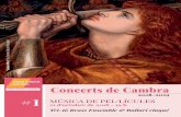 Espai Cultural Sala Roser Carrau Concerts de Cambra...obres originals per a quintet de metalls. El seu repertori és extens, des d’obres del Renaixement ﬁ ns a la música pop actual.