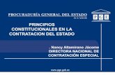 PRINCIPIOS CONSTITUCIONALES EN LA CONTRATACION DEL … · • Constitución de la República del Ecuador • Ley Orgánica del Sistema Nacional de Contratación Pública, publicada