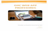 GHC Web App PROFESORES · 2019-10-18 · Peñalara Software C/ Teodosio el Grande 8 BIS, oficina 7 • 40001 Segovia (España) (+34) 921 100 069 • • info@penalara.com 2 Manual