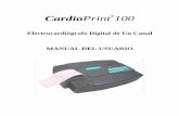 CardioPrint 100 · CardioPrint 100 4 CardioPrint 100 opera normalmente cuando se encuentra cerca de otros equipos sin que las emisiones electromagnéticas de estos distorsionen la