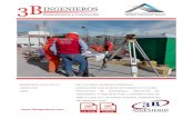 3B INGENIEROS 2019.pdf · NUESTRA EMPRESA 3B INGENIEROS, es una empresa dedicada al Mantenimiento y Construcción de Edificaciones, que ha iniciado su actividad en el año 2012, somos