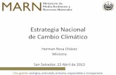 Estrategia Nacional de Cambio Climático · Incorporación inicial de enfoque de cambio climático en sectores clave y en la ... 10. Incorporación de un capítulo sobre cambio climático