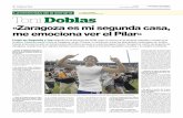 Por abobed@aragon.elperiodico.com Toni Doblas · La entrevista de la semana Por abobed@aragon.elperiodico.com «Zaragoza es mi segunda casa, me emociona ver el Pilar» Toni Doblas