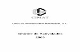 Informe de Actividades 2009 - CIMAT3 contenido 1. infraestructura humana..... 5 1.1 investigadores y tÉcnicos acadÉmicos.....