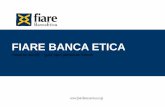 FIARE BANCA ETICA · 2017-08-07 · Asociarse → Asociarse a Banca Etica significa compartir valores, objetivos y tener la oportunidad de participar en la vida del mismo banco. →