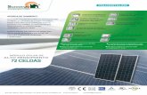 MÓDULO SOLAR DE 72 CELDAS...MÓDULO SOLAR DE ALTO RENDIMIENTO 72 CELDAS Sunnergy® Energías Renovables es una empresa líder en México en soluciones de energías renovables. Desde