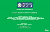 UNIVERSIDAD INTERNACIONAL SEK FACULTAD DE CIENCIAS ...repositorio.uisek.edu.ec/bitstream/123456789/2716/3/TESIS PRESENTACION.pdfEl consumo de gasolina (Alcance 1) en el año 2016 ha