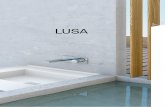 LU LUSA - Bruma128 LUSA LU Monocomando de lavatório à parede, de espelho único - Bica com 230mm Wall basin mixer with single escutcheon - Spout with 230mm Mitigeur monocommande