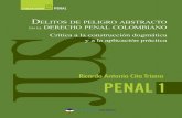 colección JUS PENAL JUS PENAL · 2018-10-23 · JUS Delitos de peligro abstracto en el derecho penal colombiano Crítica a la construcción dogmática y a la aplicación práctica